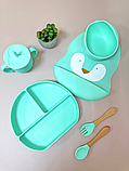 Комплект дитячого посуду з 6-ти предметів! + ПОДАРУНОК, фото 2