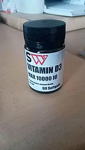 Vitamin Витамин Д3 D3 SW nutrition, 10000 IU, 90 caps