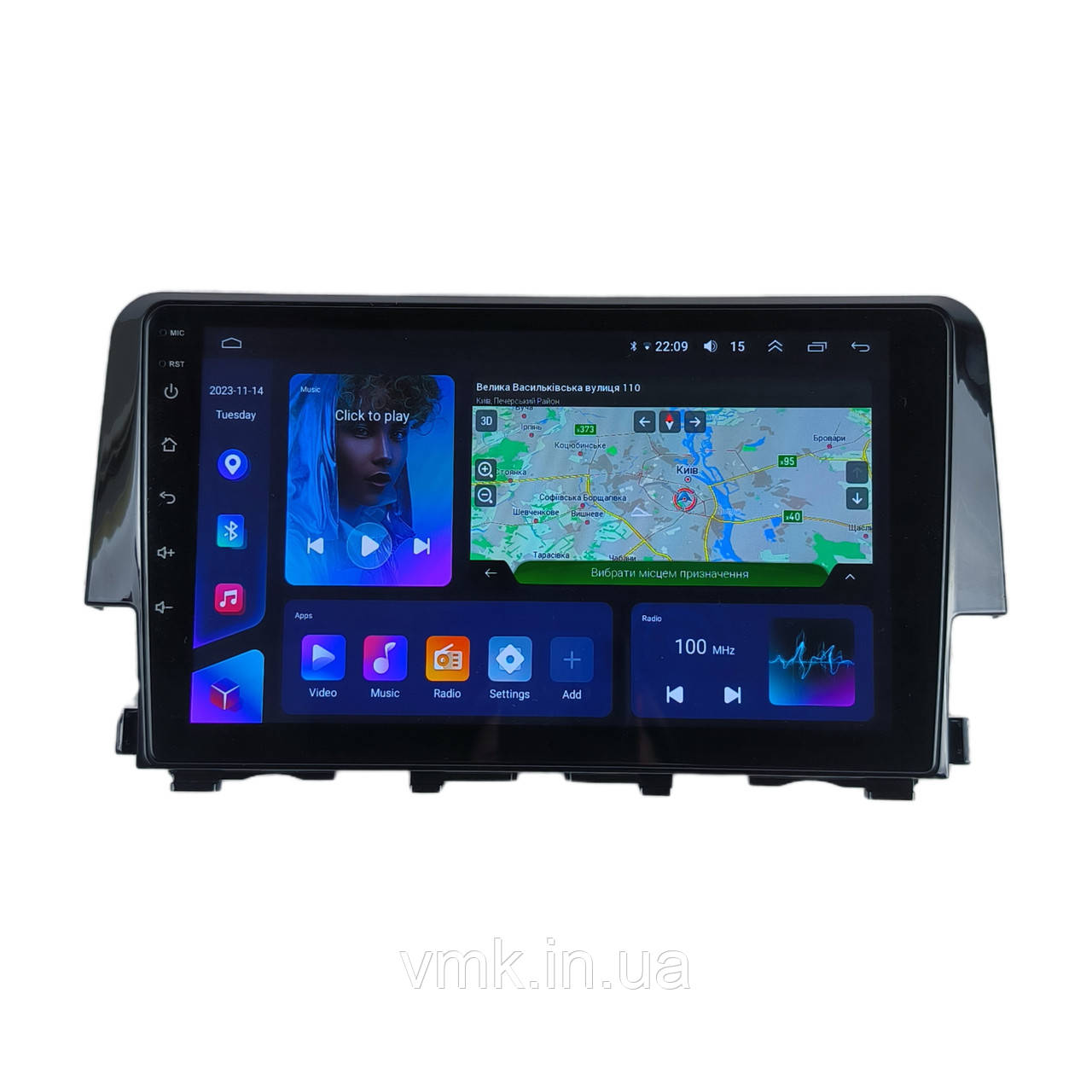 Андроїд Магнітола Honda Civic 2015-2020 - 4G XyAuto 8core DSP Sound CarPlay Android