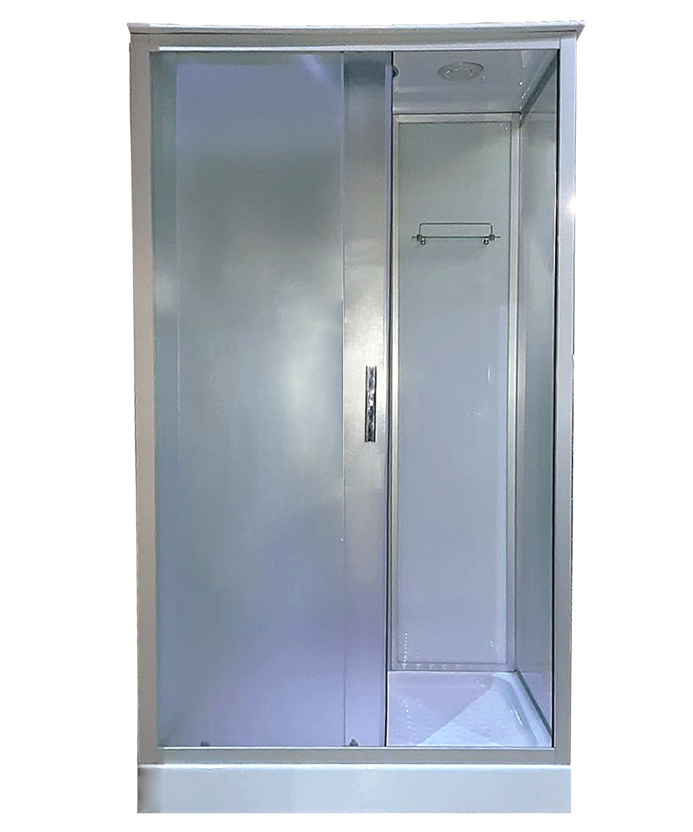 Душовий бокс KO&PO 715 W 120x80х215 см з низьким піддоном лівий розсувні двері матове скло