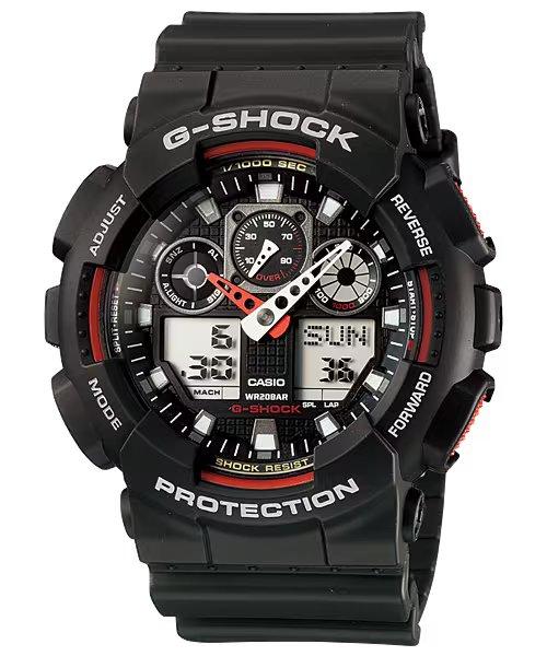 Годинник наручний чоловічий Casio G-Shock GA-100-1A4