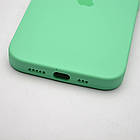 Силіконовий чохол накладка Silicon Case Full Camera для iPhone 15 Rehmannia Green, фото 5