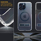 Чохол Caseology Capella Mag Kickstand Clear Titan Blue для iPhone 15 Pro ACS07134, фото 2