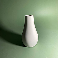 Ваза в скандинавсом стиле, круглая ваза, кашпо из гипс для цветов, ваза для композиций, nordic style