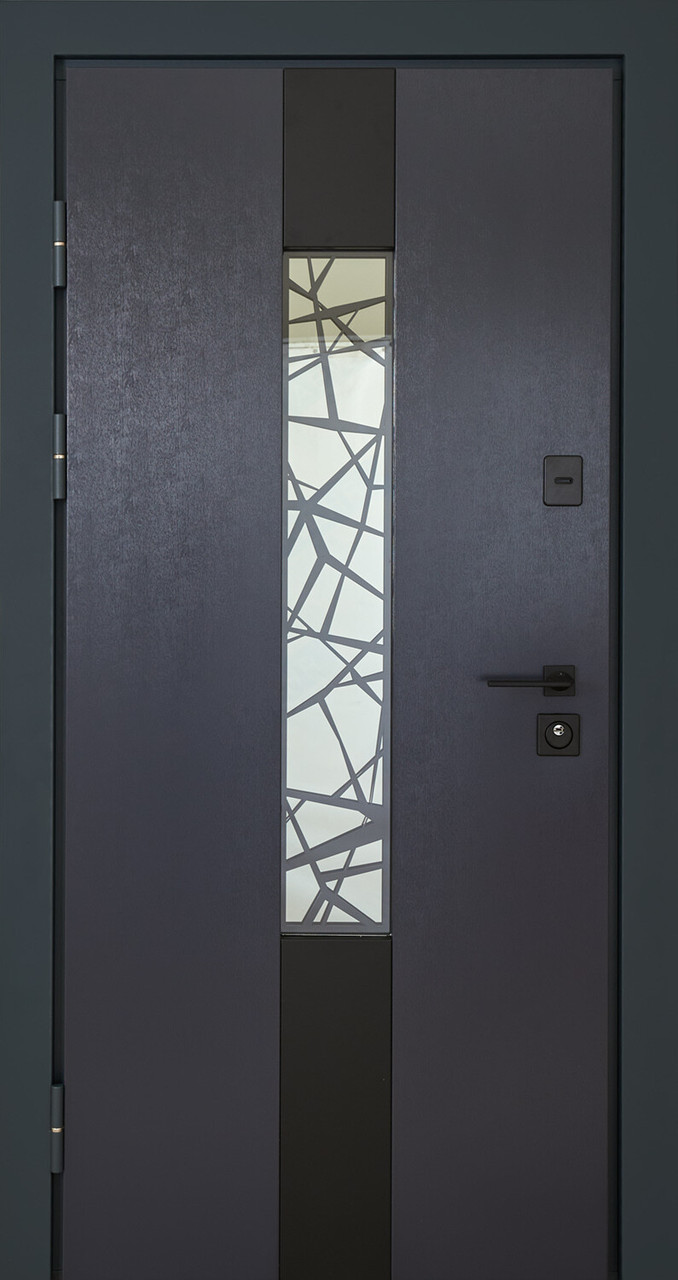 Вхідні двері з терморозривом модель Olimpia Glass комплектація Bionica 2 ABWEHR (LP3)