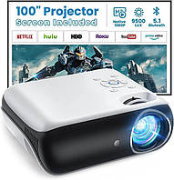 Мультимедийний портативний проектор Topvision Native Full HD LED 9500 Лм Wi-Fi Bluetooth с динамиками