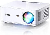 Мультимедийный домашний проектор Bomaker Cinema 500 Max Full HD LED 8000 Лм Wi-Fi Bluetooth с динамиками
