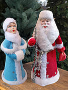 Набор новорічний Дід мороз + Снігуронька