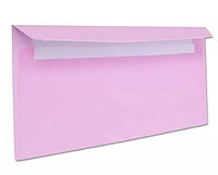 Конверт почтовый розовый E65/DL (110х220 мм)