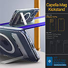 Чохол Caseology Capella Mag Kickstand Clear White для iPhone 15 Pro ACS06757, фото 6