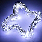 Гірлянда світлодіодна нитка "крапля роси" 20м 200 LED від USB холодний білий, фото 4