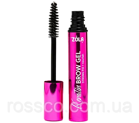 Zola Гель для брів Keratin Brow Gel Strong Fix + Nourish, фото 1