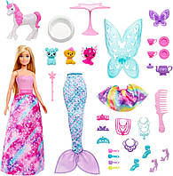 Игровой набор Адвент Календарь Барби Barbie Dreamtopia Advent Calendar HVK26