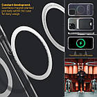 Чохол Caseology Capella Mag Kickstand Clear Charcoal для iPhone 15 Pro ACS07089, фото 6
