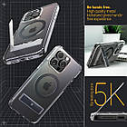 Чохол Caseology Capella Mag Kickstand Clear Charcoal для iPhone 15 Pro ACS07089, фото 8