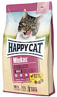 Сухой корм Happy Cat Minkas Sterilised Geflugel - для стерилизованных кошек с птицей 10кг