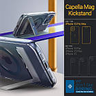 Чохол Caseology Capella Mag Kickstand Clear Titan Blue для iPhone 15 Pro Max ACS06622, фото 2