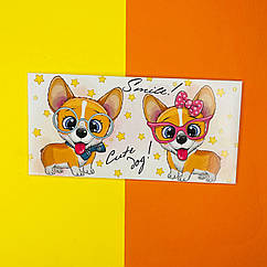 Конверт для грошей "Коргі", 1 шт.