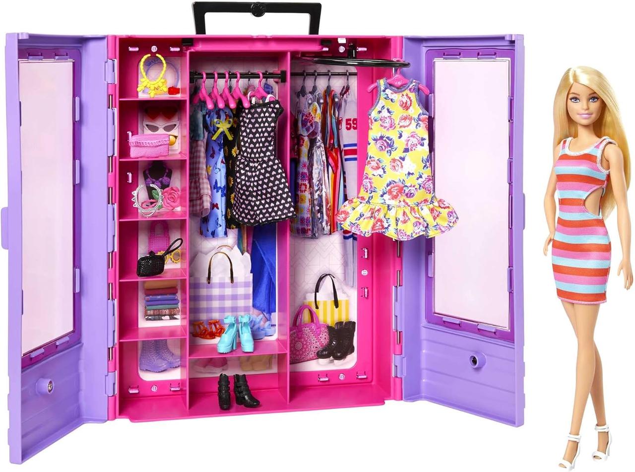 Ігровий набір шафа валіза з лялькою Барбі Barbie Fashionistas Ultimate Closet Doll and Accessories