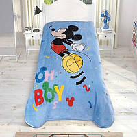 Покривало-плед Disney Mickey Mouse Jump 160x220 см Tac Синє (2000002292388)