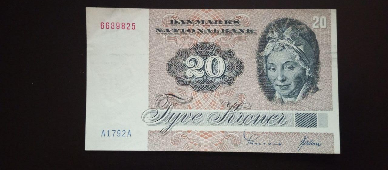 Denmark Дания - 20 Kroner 1972