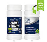 Вітаміни для чоловіків 21st Century One Daily Multivitamin for men's 50+ 100 таб, фото 4