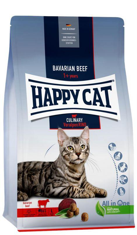 Сухий корм Happy Cat Voralpen Rind для кішок з яловичиною 4 кг