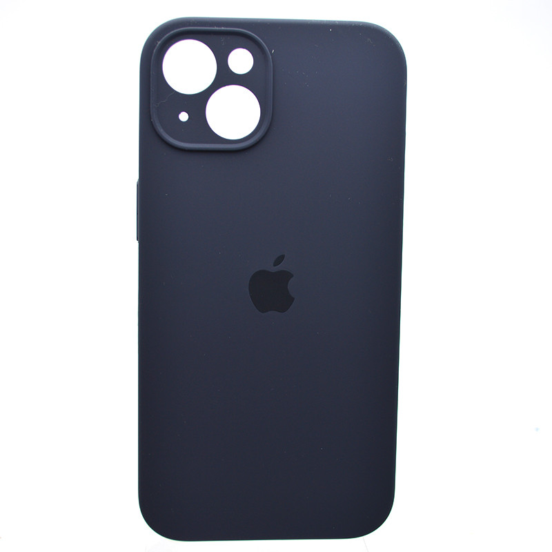 Силіконовий чохол накладка Silicon Case Full Camera для iPhone 15 Midnight Blue, фото 1
