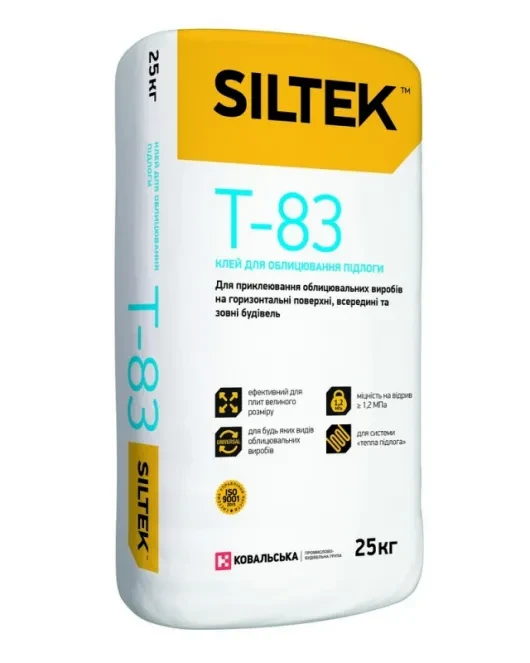 Клей для облицювання підлоги Т-83 (25 кг) SILTEK - фото 1 - id-p2040279033