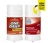 Вітаміни 21st Century One Daily Multivitamin Maximum 100 таб, фото 3
