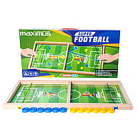 Настільна гра "Super Football" СУПЕРГРА супер футбол (поле, 12шайб, 2рез., 2фікс), в кор. 60*30*2см,