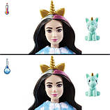 Лялька Barbie Cutie Reveal, плюшевий костюм єдинорога із серії Fantasy HJL58, фото 6