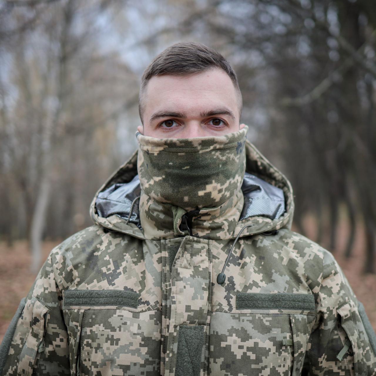 Баф тактичний (піксель) зима, фото 1