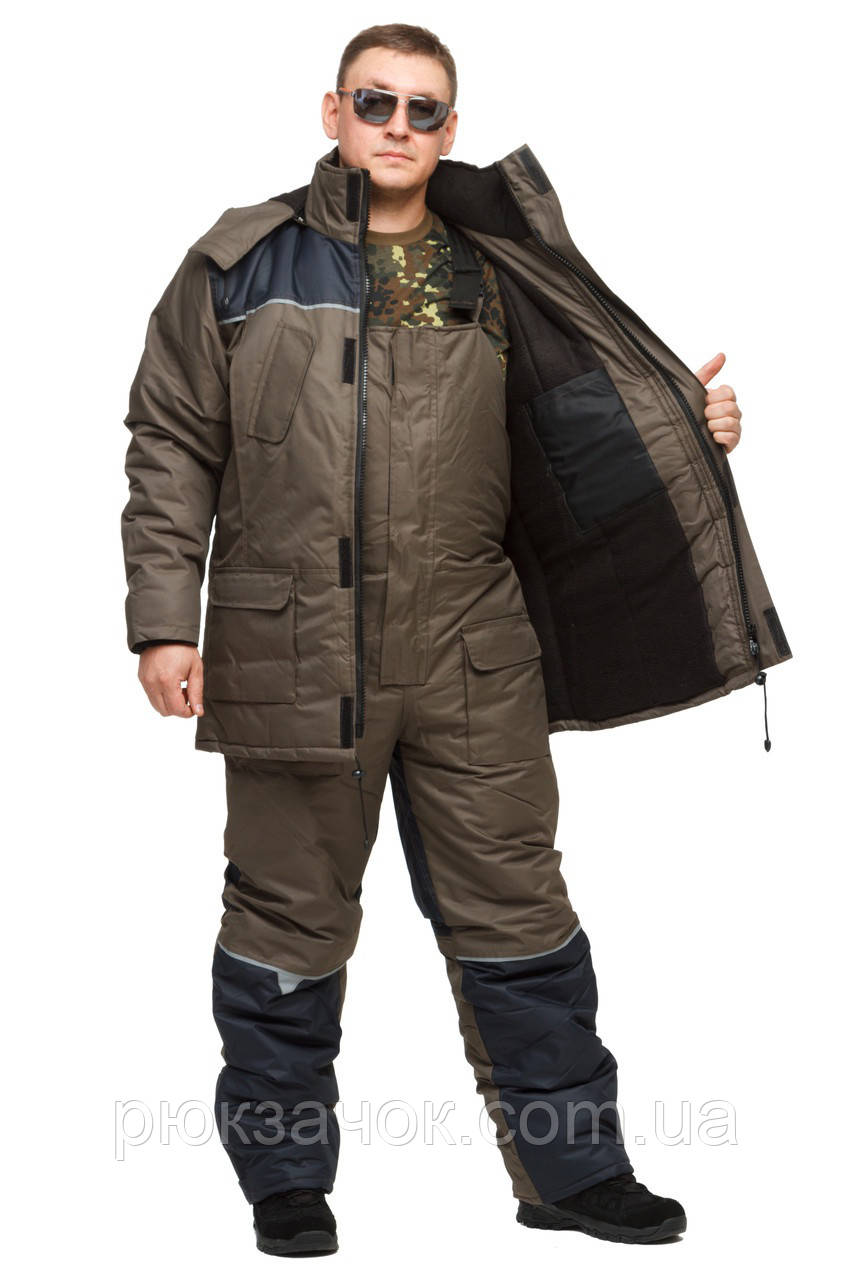 Зимовий костюм непромокальний до -30 градусів ОЛИВА розміри від 48 до 58