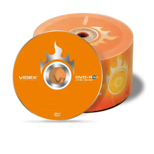 Диск DVD-R Videx 4.7GB в конверте - фото 1 - id-p2040301201