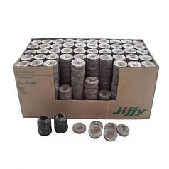 Торф'яні таблетки Jiffy діаметр 24 мм, коробка 2000 шт.