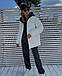 Жіноча стильна куртка пуховик стьобана легка зимова куртка тепла на підкладці синтепон 250 без капюшона, фото 5