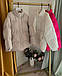 Жіноча стильна куртка пуховик стьобана легка зимова куртка тепла на підкладці синтепон 250 без капюшона, фото 9