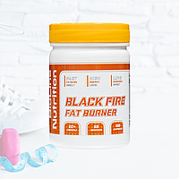 Похудение без спорта Black Fire Fat Burner Комплексный жиросжигатель 100 капсул