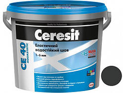 Фуга Ceresit CE 40 Aquastatic Еластичний водостійкий шов 2кг графіт 16