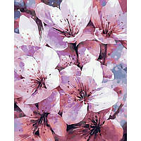 Квіти картини за номерами 40х50 Квітуча яблуня Картина по цифрах на полотні Картини розпис за номерами Rainbow Art GX44458