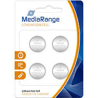 Батарейка Mediarange CR 2032 3V Lithium Coin Cells, Pack 4 (MRBAT132), блістер 1х4шт