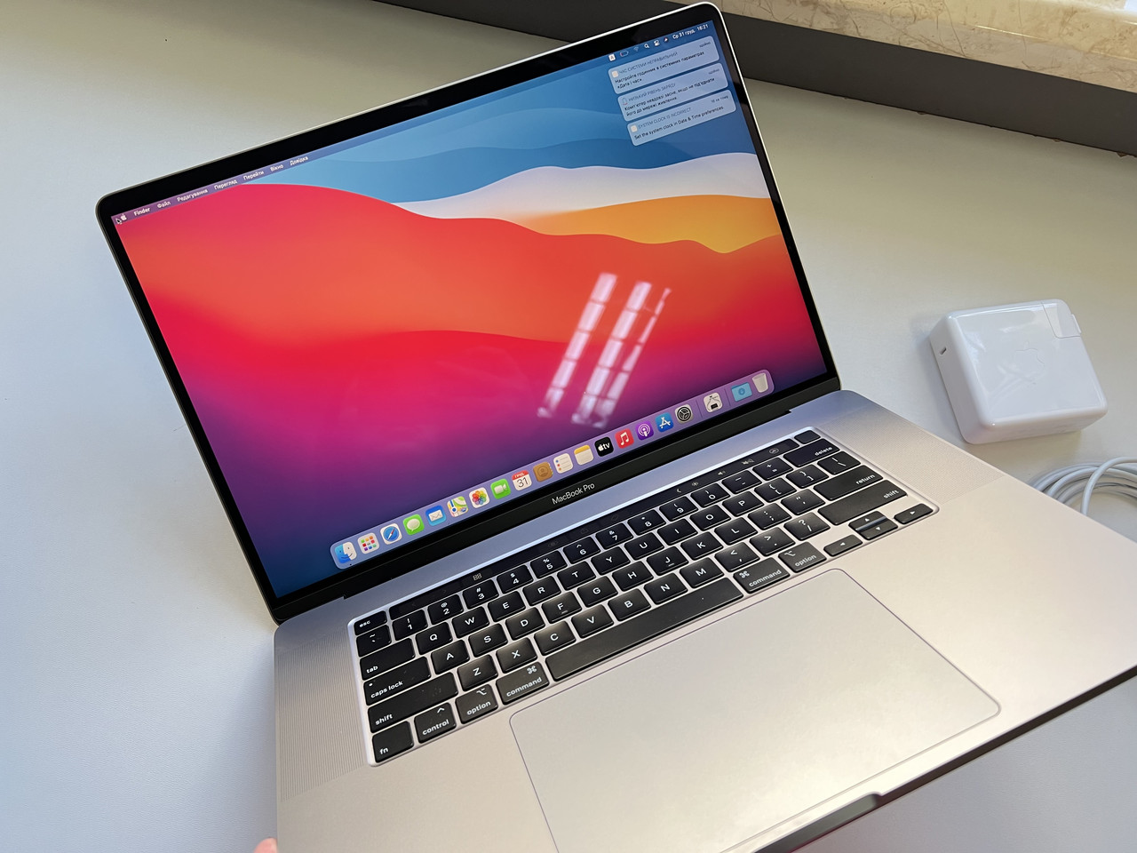 Ноутбук Apple Macbook Pro 16 2019 A2141 Touchbar i7 2.6 GHz 16GB RAM 512 SSD Radeon Pro 5300M Оригінал!