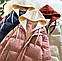 Жіноча стильна куртка пуховик стьобана легка зимова тепла куртка з вшитим капюшоном синтепон 250, фото 4