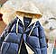 Жіноча стильна куртка пуховик стьобана легка зимова тепла куртка з вшитим капюшоном синтепон 250, фото 6
