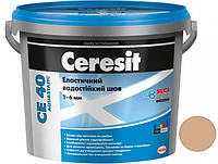 Фуга Ceresit CE 40 Aquastatic Эластичный водостойкий шов 2кг персик 28
