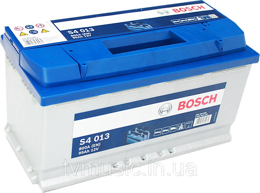 Акумулятор Bosch S4 013 Silver 95Ah 12 V (0092S40130)