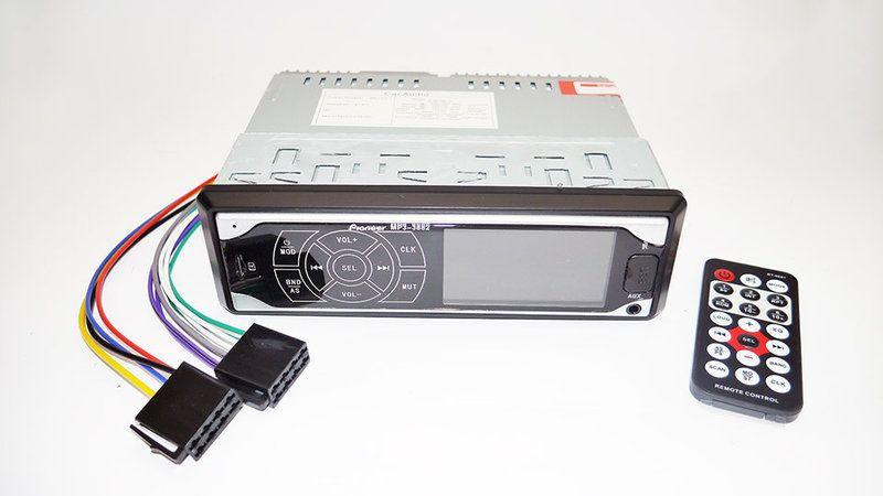 Автомагнітола  Pioneer (Піонер) 3882 ISO - MP3 Player, FM,USB,SD,AUX