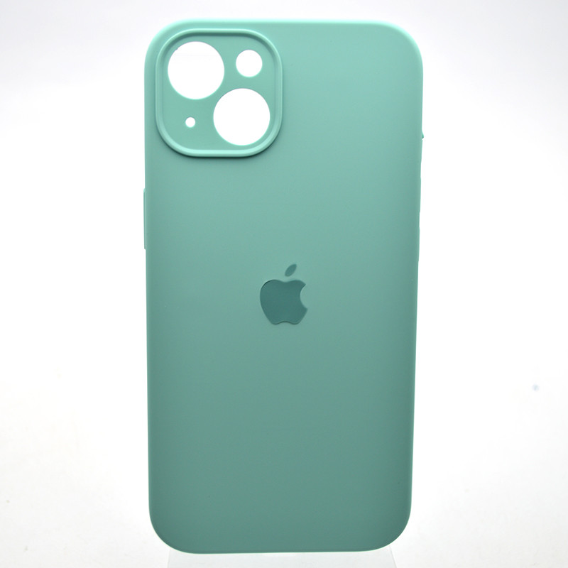 Силіконовий чохол накладка Silicon Case Full Camera для iPhone 15 Ice Aquamarine, фото 1