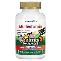 Animal Parade, Gold Multi (120 таб), детские витамины, дитячі вітаміни